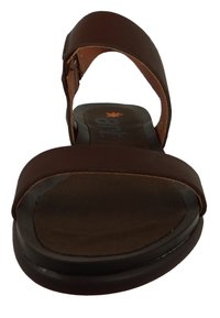 *Art LARISSA GRASS BRAUN  BROWN LEDER - Sandały