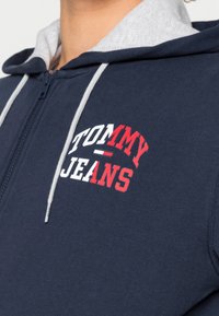 Tommy Jeans ENTRY ZIP - Camisola com fecho - twilight navy