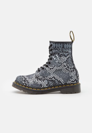 Bottines à lacets - black