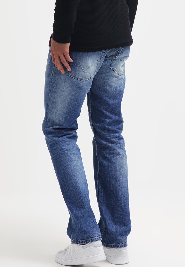 Pepe Jeans KINGSTON ZIP - Straight leg jeans - n56/blue denim - Zalando.ie
