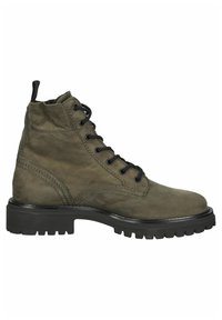 Paul Green Botines con cordones - olive