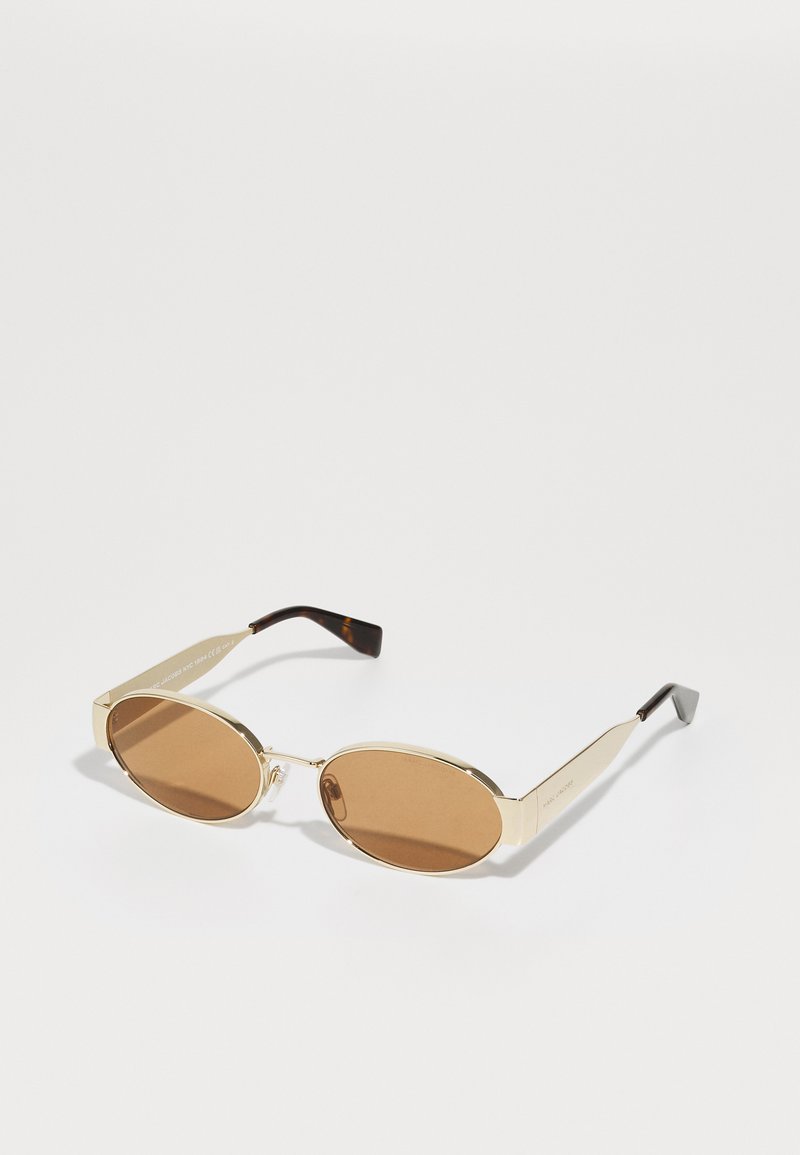 MARC JACOBS UNISEX - Ochelari de soare - gold-coloured/brown
