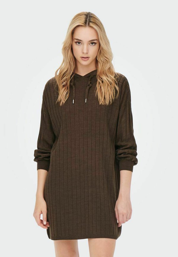 Strickkleid - chestnut