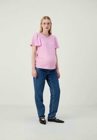 ONLY MATERNITY OLMJADE - Marškinėliai su spaudiniu - bonbon