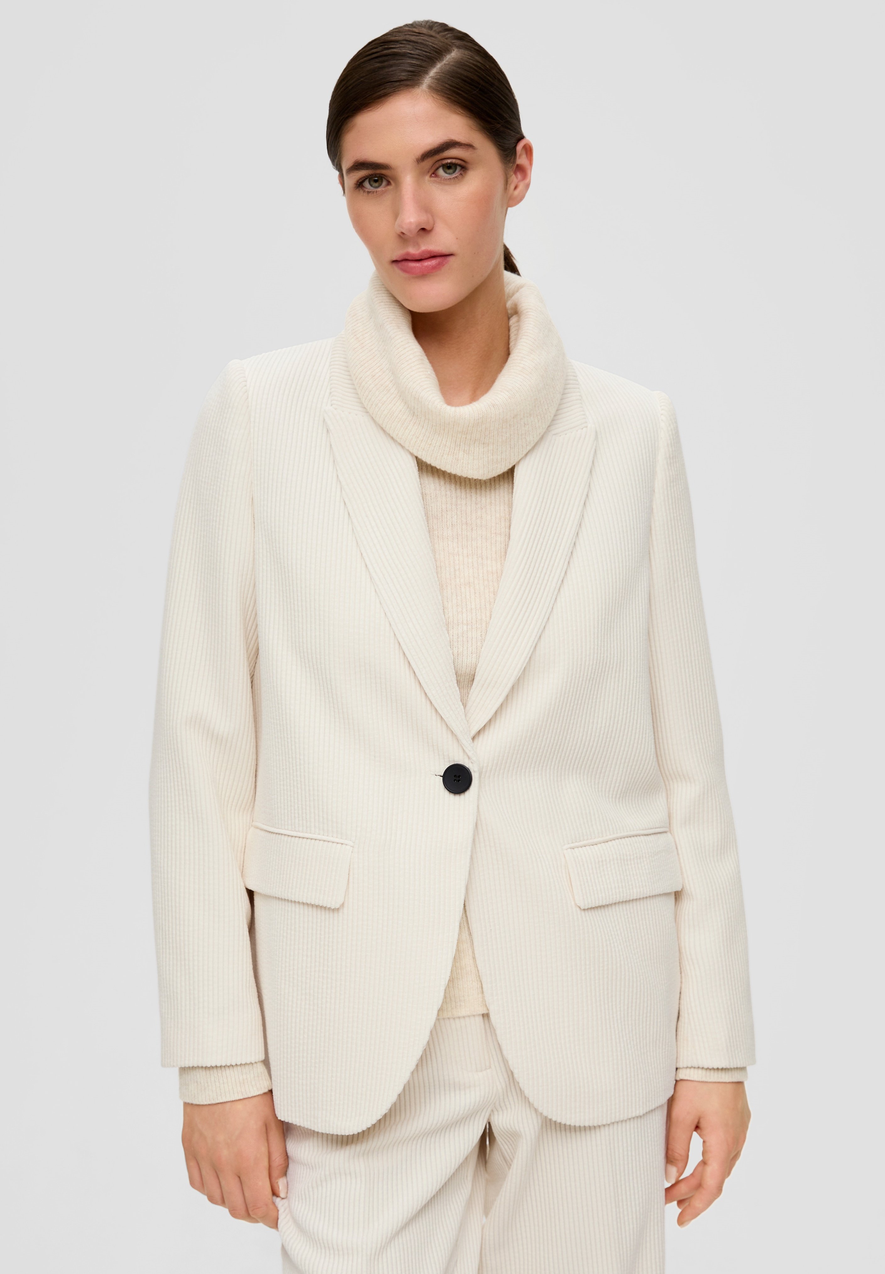 s.Oliver BLACK LABEL VAN - MET TWO-TONE LOOK - Giacca elegante - navy/blu scuro