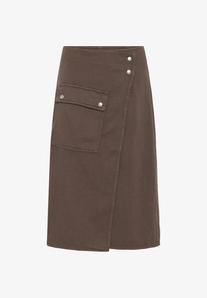 InWear, Falda cruzada - coffee quartz