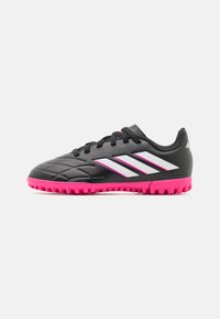 adidas Performance COPA PURE 4 TF UNISEX - Botines de fútbol para césped - core black/team shock pink