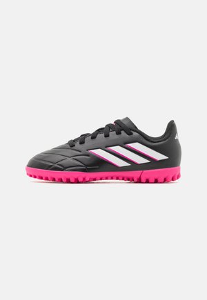 adidas Performance COPA PURE 4 TF UNISEX - Botines de fútbol para césped - core black/team shock pink