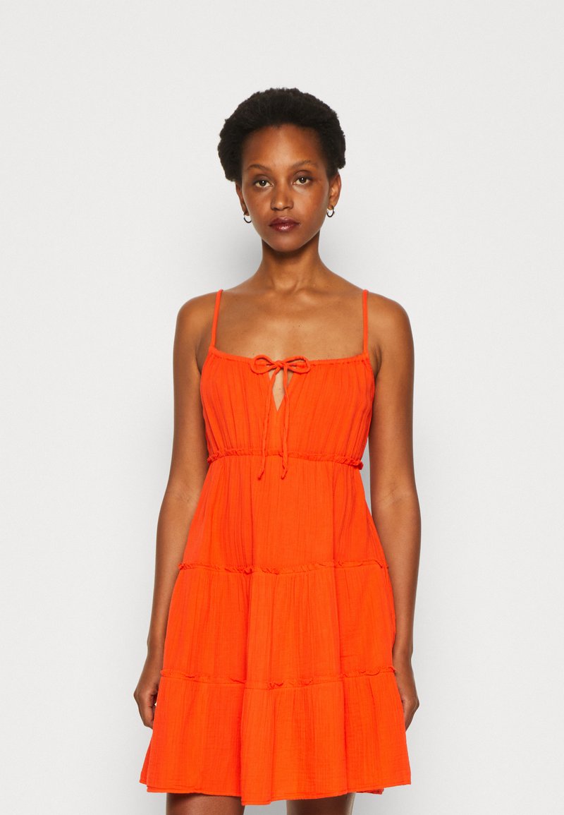 GAP GAUZE TIERED MINI Päevakleit lava orange/oranž Zalando.ee