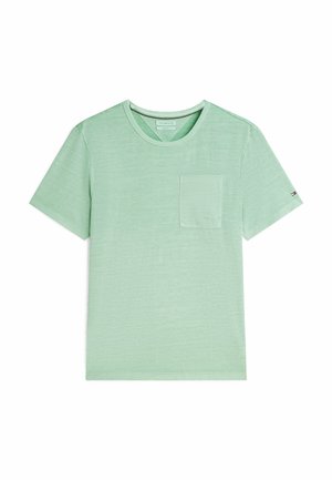 Tommy Hilfiger, TOMMY HILFIGER PATCH POCKET WASHED T-SHIRT - Camiseta básica - cut grass