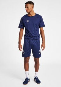 Hummel LEAD - T-shirt print - marine
