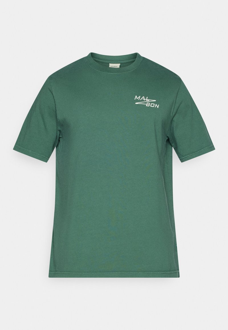 Malbon T-shirt print donkergroen