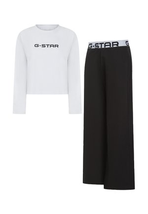 G-Star Raw, TURQUOISE SET - Pantalon classique - bright white black