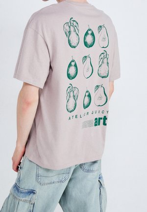 T-Shirt print - beige