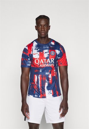 PARIS ST GERMAIN NIKE DF ACADEMY SHORT SLEEVES TOP K HOME PRE-MATCH - Equipación de clubes - midnight navy/university red
