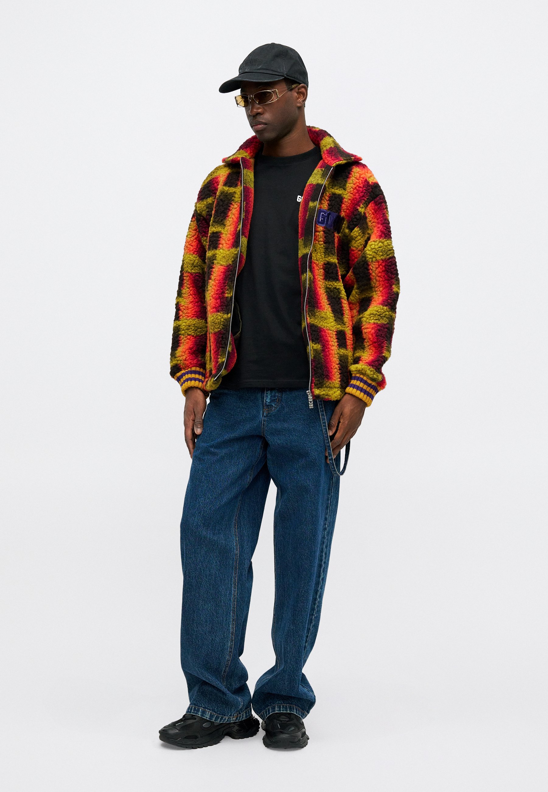 GCDS FULL ZIP JACKET - Fleece jacket - multi-coloured - Zalando.co.uk