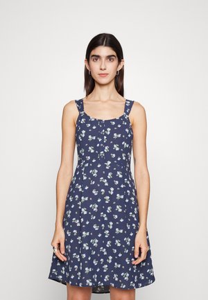 ONLY ONLRUBY BUTTON SINGLET DRESS - Φόρεμα ημέρας - navy blazer