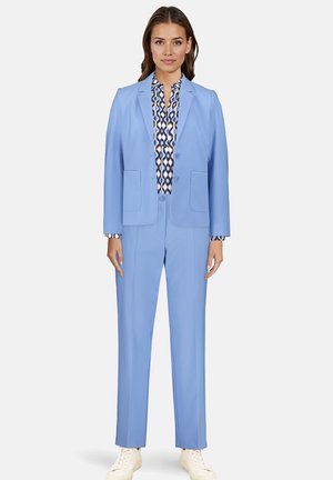 BUSINESS MIT BÜGELFALTE - Chino - azurine