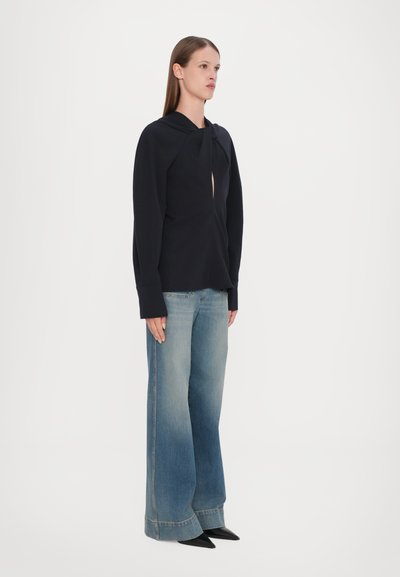 Victoria Beckham TWIST DETAIL - Bluse - navy