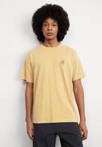 Carhartt WIP - NELSON  - T-shirt - bas - bourbon garment dyed Miniatyrbild 1