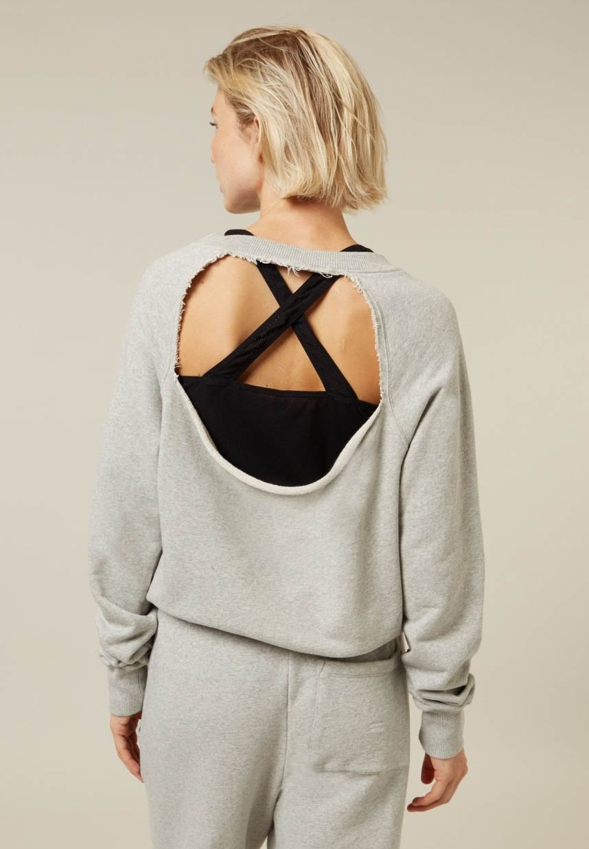 Sweatshirt - light grey melee 