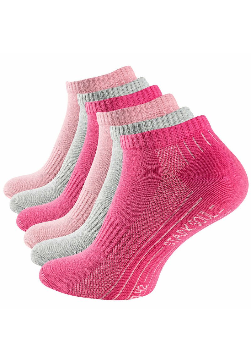 Stark Soul 6 PAAR UNISEX - Calze - pink grau rosa mix