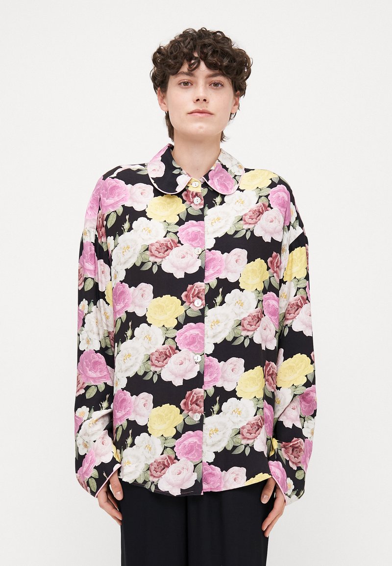 Sleeper - OVERSIZED SHIRT  - Camiseta de pijama - pink/yellow/black, Ampliar