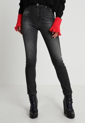 Slim fit jeans - grey denim