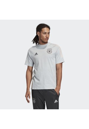 DEUTSCHLAND DFB TEE - Print T-shirt - light grey