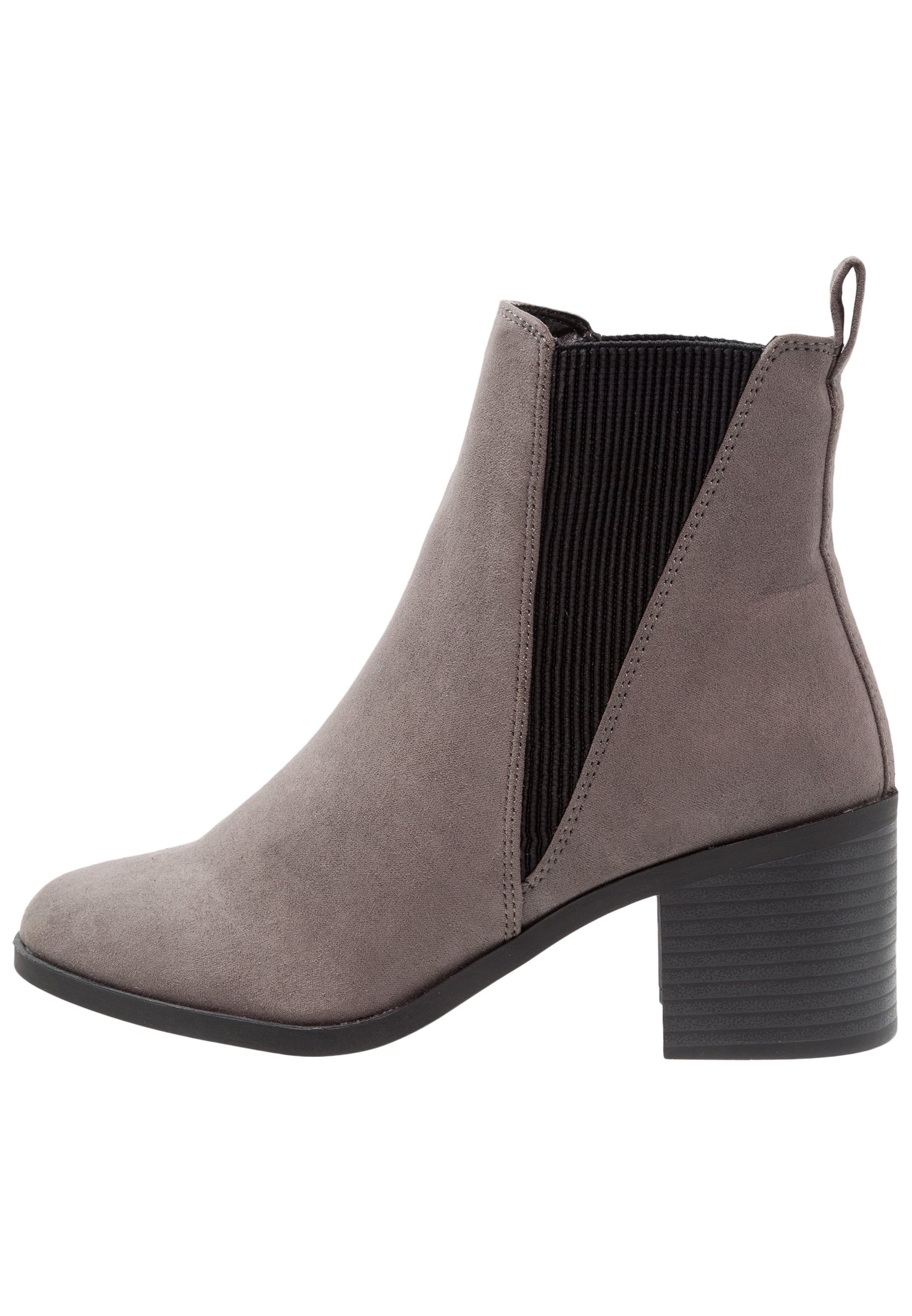 New Look Grey Leather Booties New Look Snake Print Ankle Boots