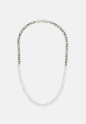 HALF AND HALF CHAIN NECKLACE UNISEX - Smykke - silver-coloured