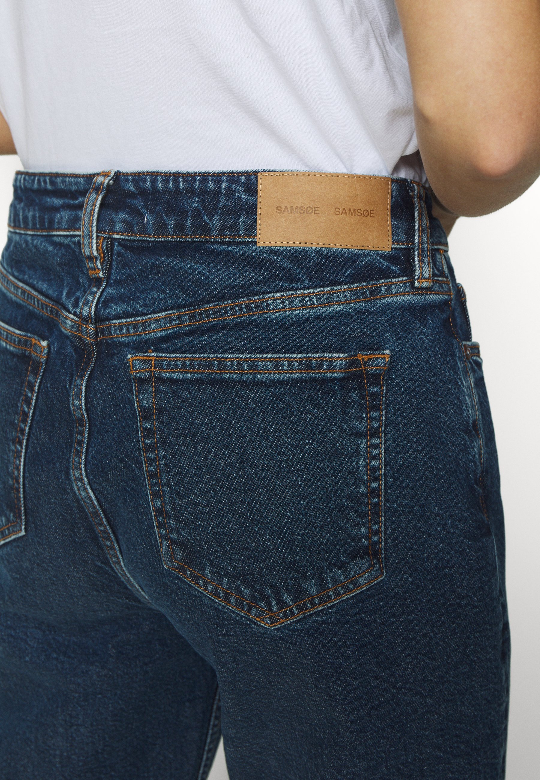 Samsøe Samsøe MARIANNE Jeans straight leg blue denimblå Samsøe Samsøe MARIANNE - Jeans straight leg - blue denim