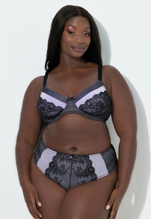 Ulla Popken SCALLOPED LACE UNDERWIRE BRA - Bøjle-bh - delicate lavender