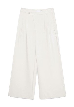 SMART CROSSOVER WAIST - Nohavice - white