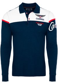 MIT STICKEREI RACING TEAM - Polo majica - blau