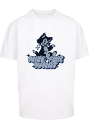Upscale by Mister Tee, NICE FOR WHAT HEAVY - T-Shirt print - white