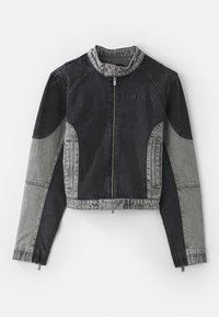 MOTO - Džínová bunda - black/flat pewter