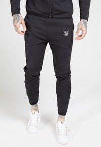 SIKSILK CREASED PANTS - Pantaloni sportivi - black