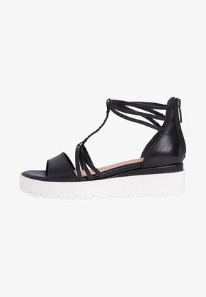 Tamaris WOMS SANDALS - Platform sandals - black uni