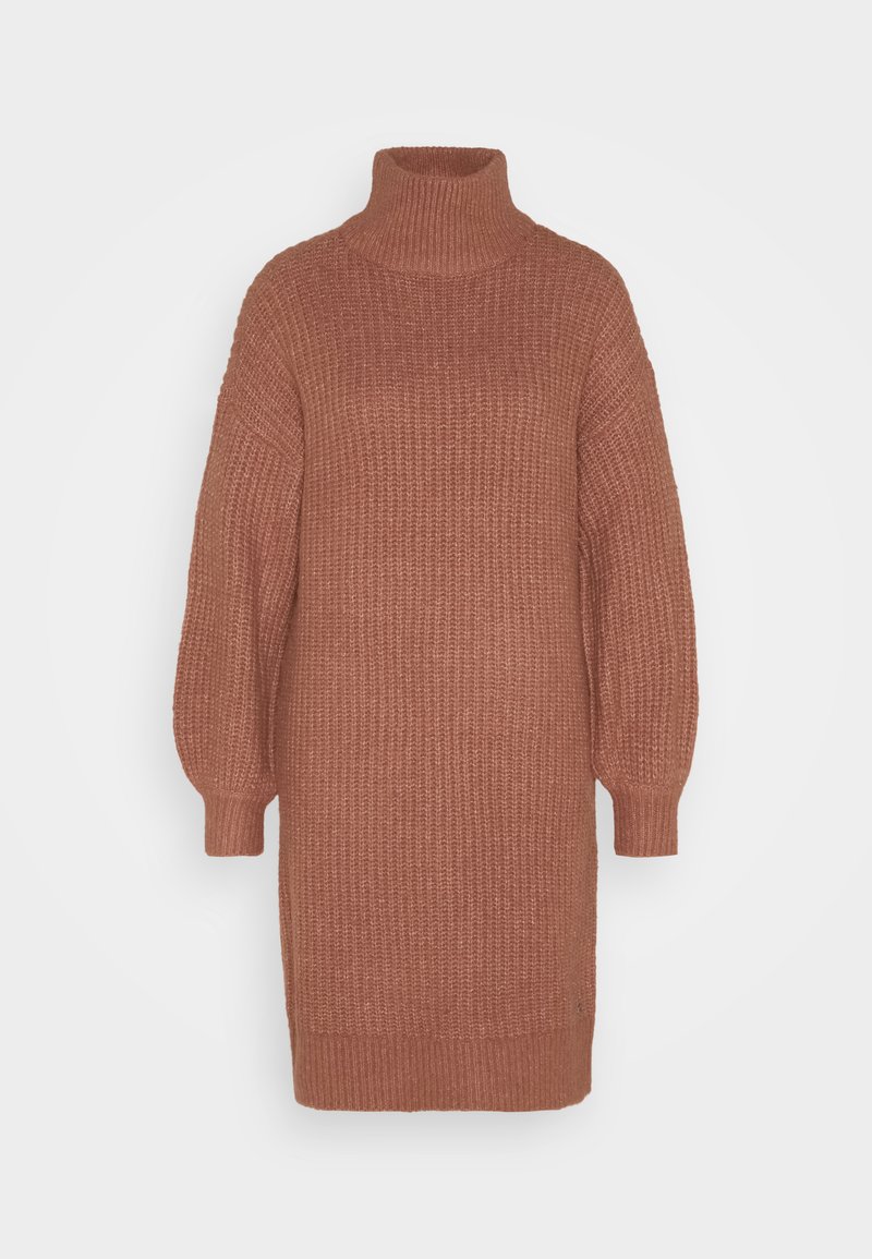 Noisy May Gebreide jurk cognac