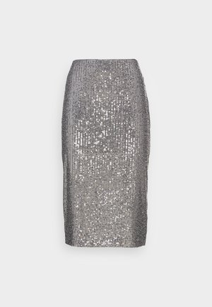 Pencil skirt - gunmetal