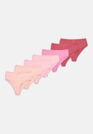 7 PACK - Kratke gaće - berry/light pink