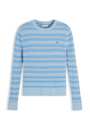 Tommy Hilfiger, Svetrík - sky blue ecru