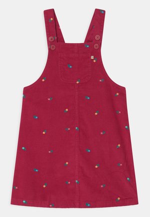 GRETA DUNGAREE DRESS - Day dress - lingonberry