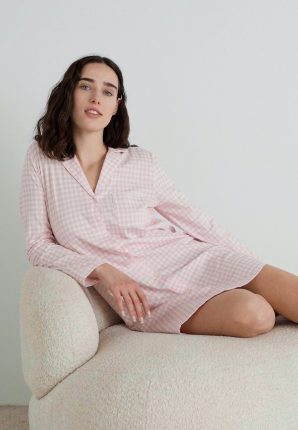 VIVANCE DREAMS BY LASCANA CLASSIC NIGHTDRESS - Nightie - rosa2