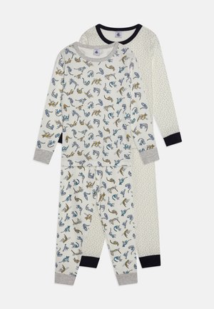 Petit Bateau Pyjama Bébé Unisexe Cloud_h25 Molleton Doux - Marshmallow/Charme 3 Mois