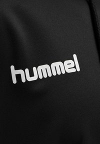 Hummel HMLPROMO POLY HOODIE - Felpa con cappuccio - black