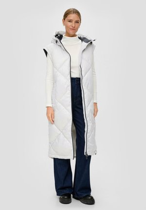 s.Oliver Veste sans manches - hellgrau