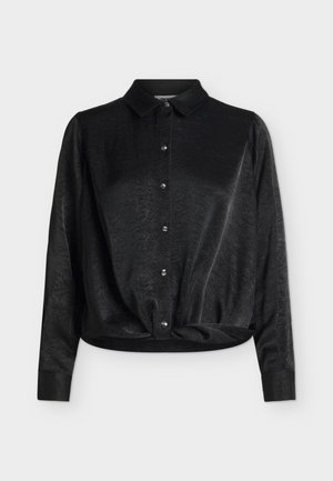DKNY, TWIST CREASE TOP - Chemisier - black