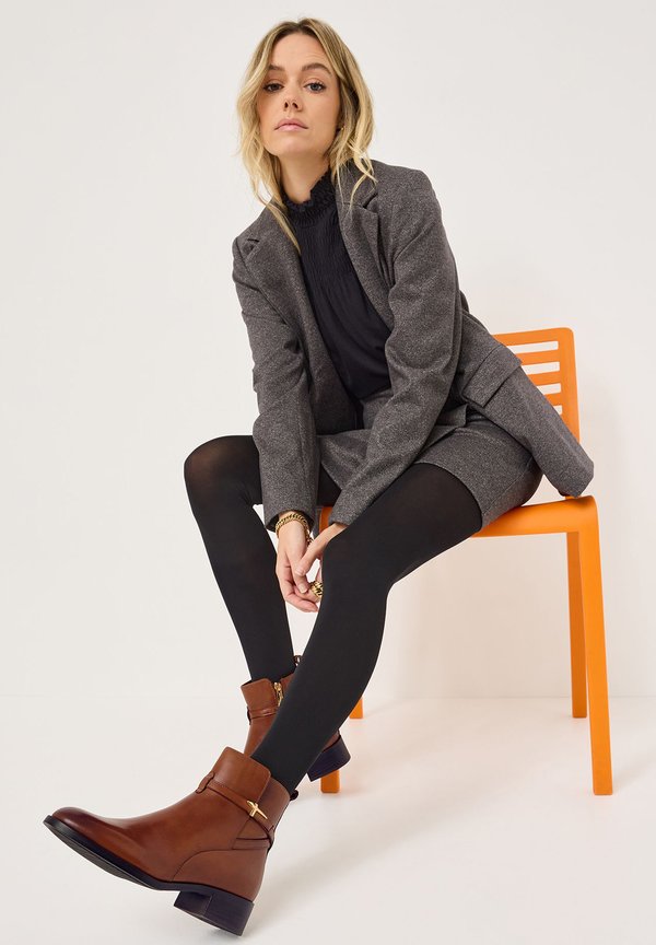 Stiefelette - cognac